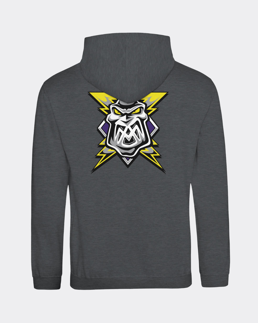 Manchester Storm Pullover Hoodie Dark Grey