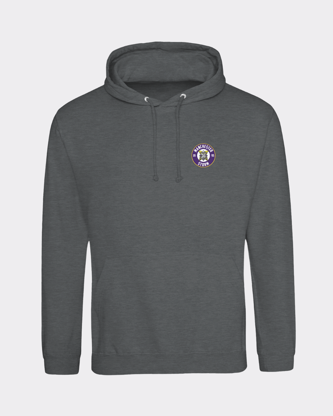 Manchester Storm Pullover Hoodie Dark Grey