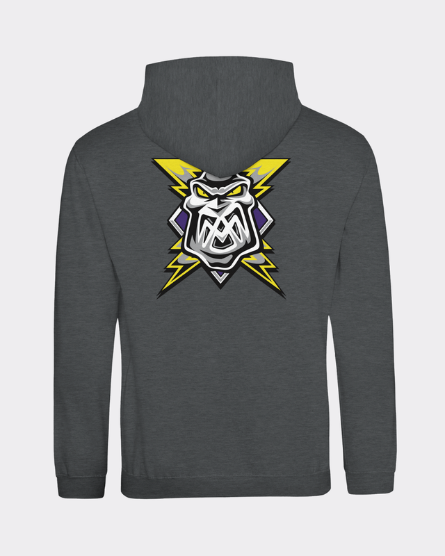 Manchester Storm Pullover Hoodie Dark Grey