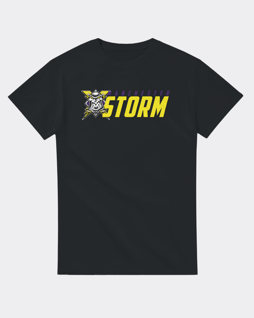 Manchester Storm Crewneck T-shirt Black