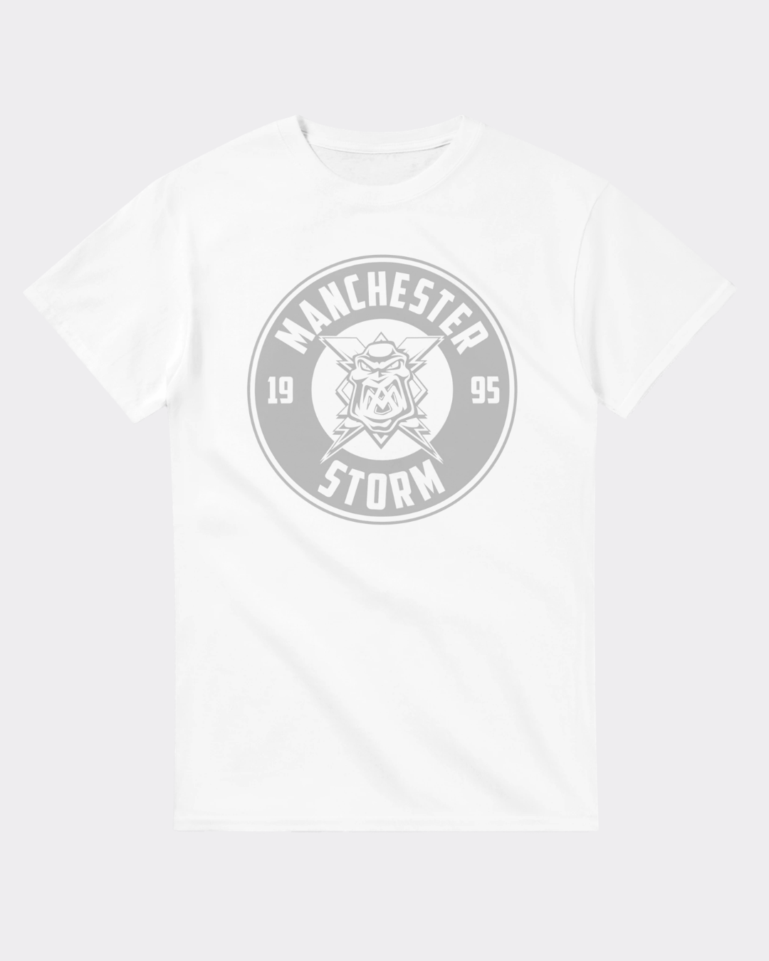Manchester Storm Crewneck T-shirt White