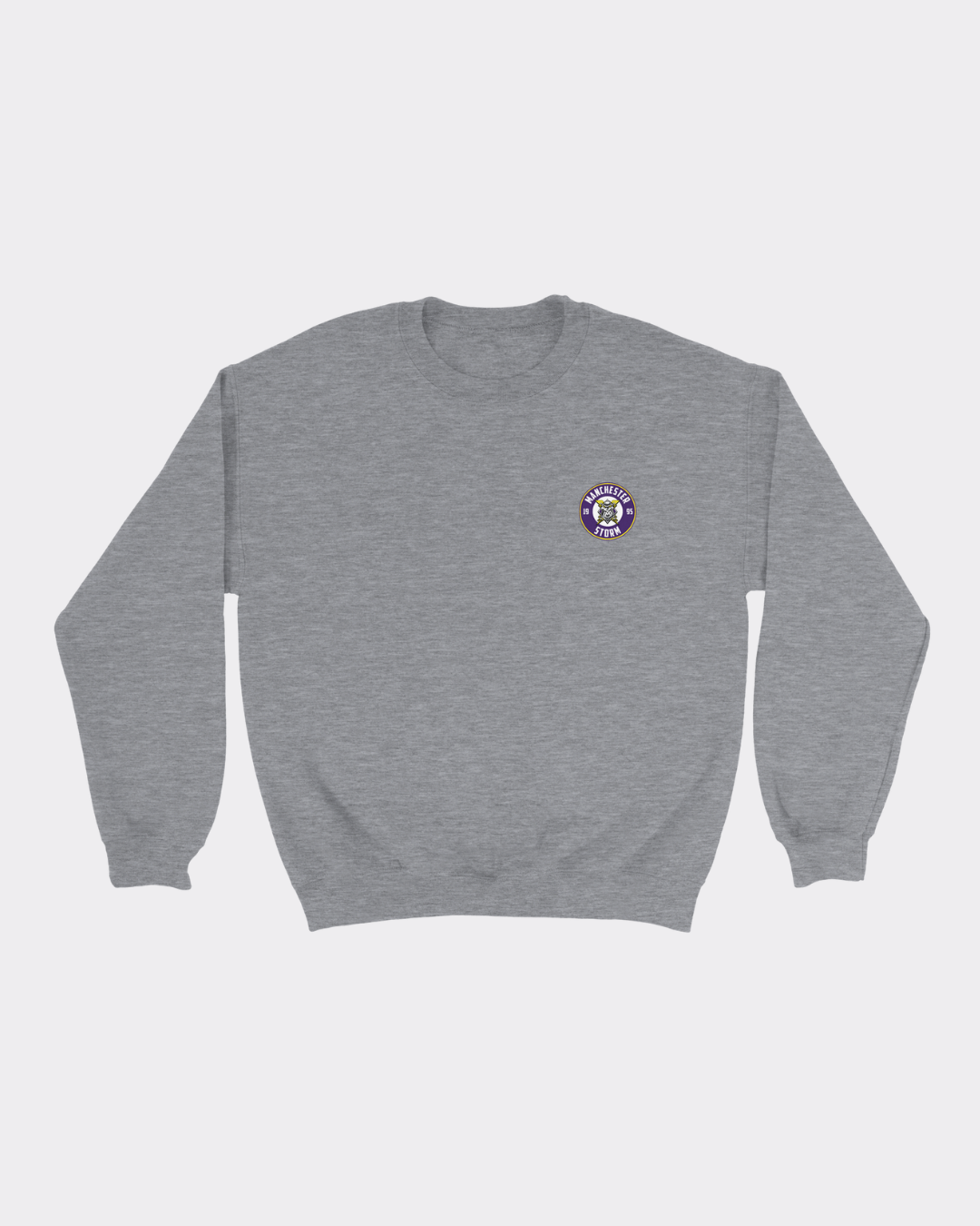 Manchester Storm Crewneck Sweatshirt Grey