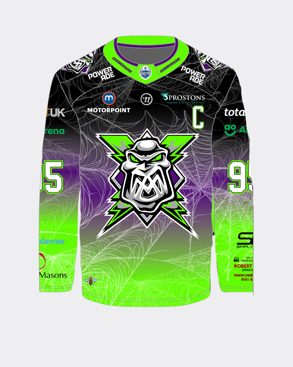 Manchester Storm Replica 26/27 Halloween Jersey – Manchester Storm Shop