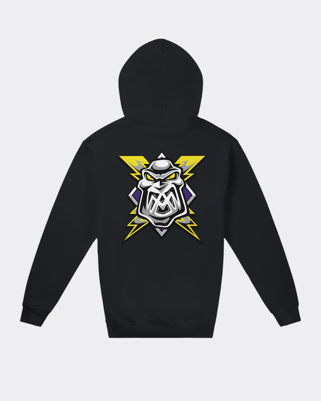 Manchester Storm Unisex Zip Hoodie Black