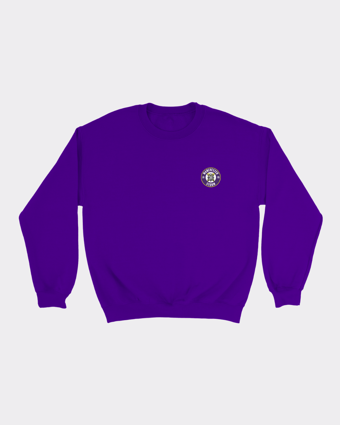 Manchester Storm Crewneck Sweatshirt Purple