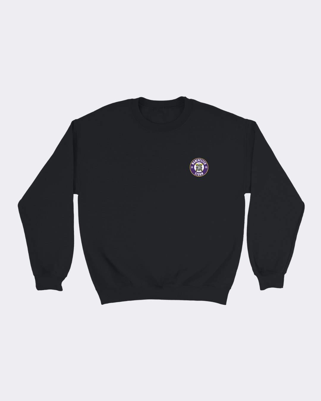 Manchester Storm Crewneck Sweatshirt Black