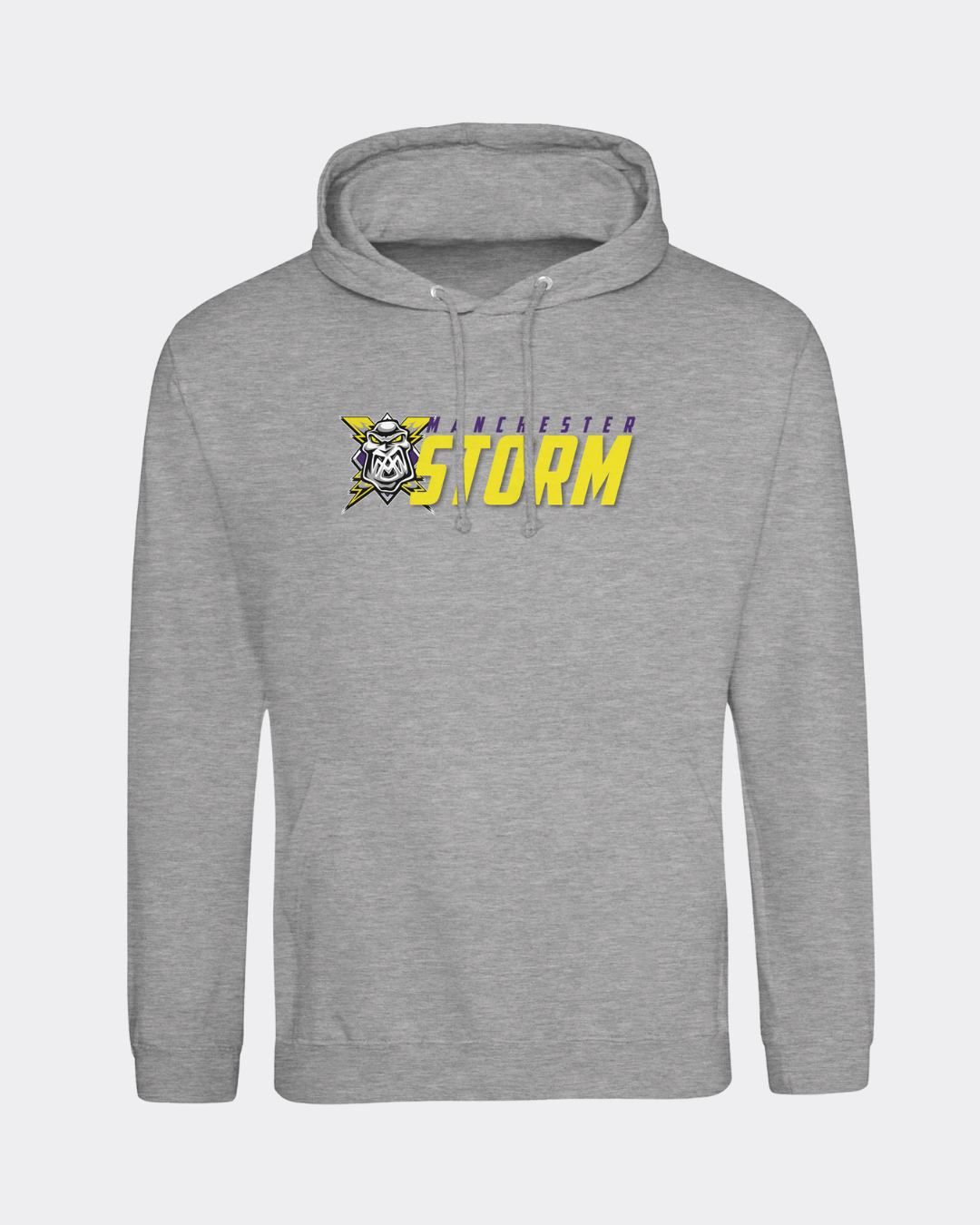 Manchester Storm Pullover Hoodie Grey
