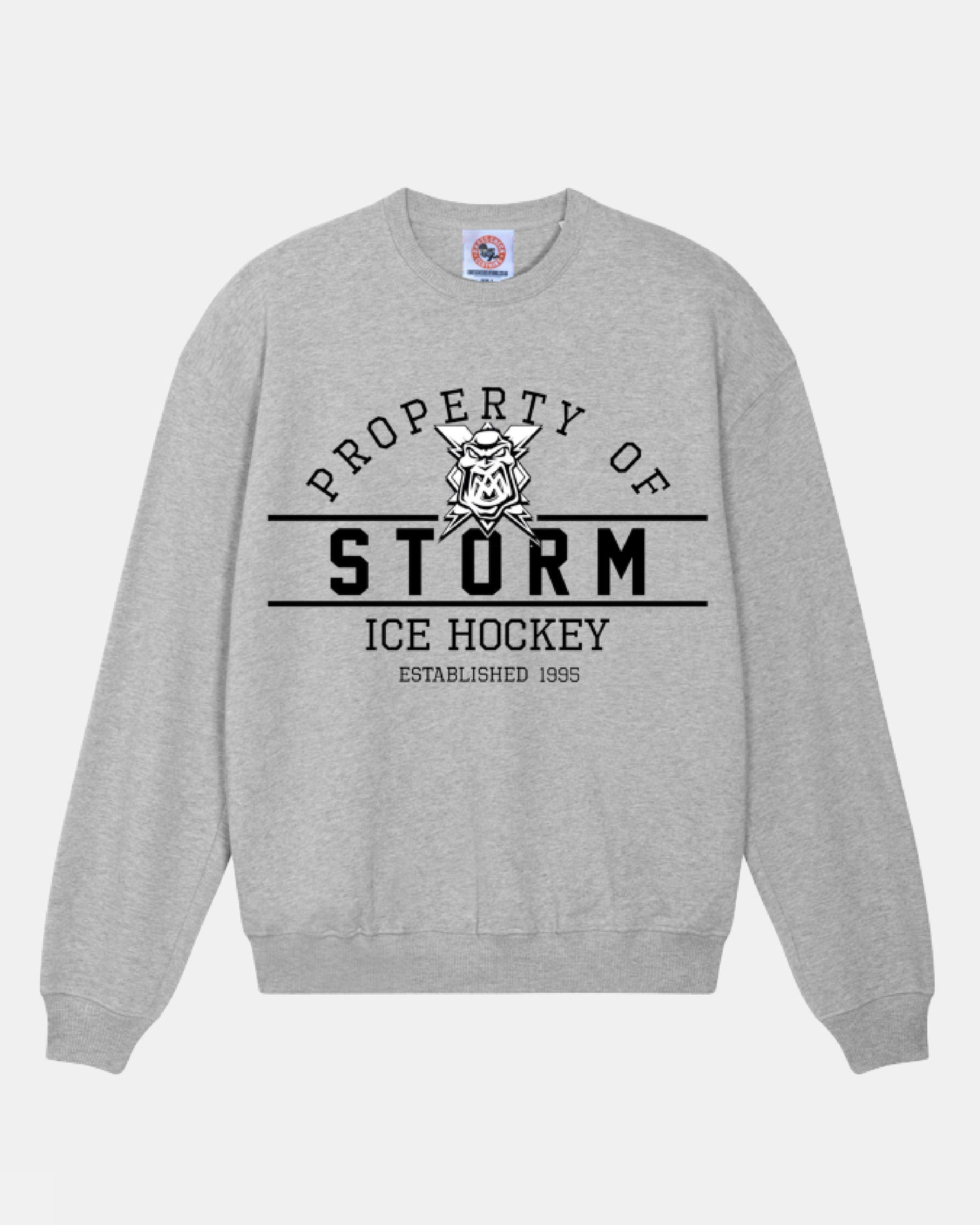 Manchester Storm 26-27 Charcoal Property Sweater