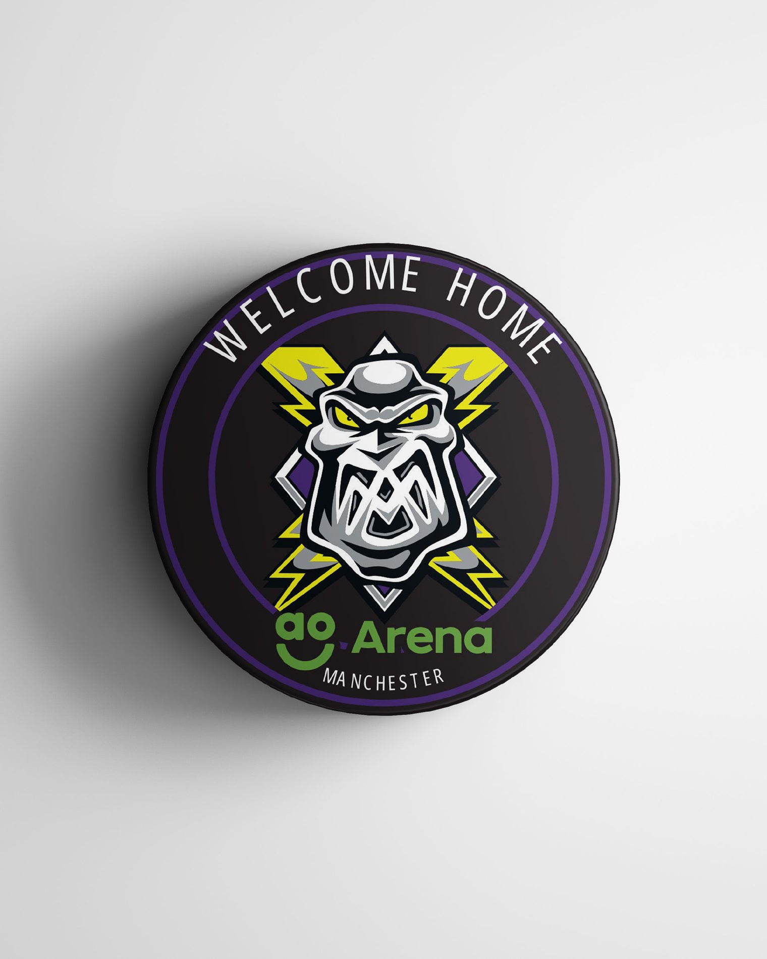 Manchester Storm Welcome Home Puck